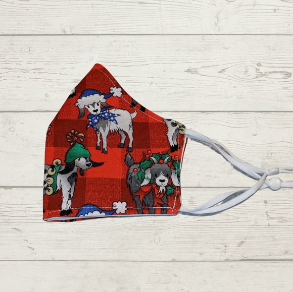 Holiday Goat Mask - Picture 1 of 2